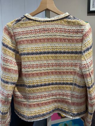 Chaqueta corta étnica multicolor