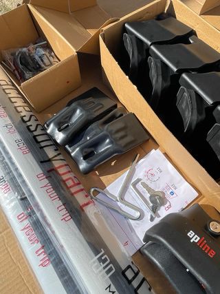 Barras de techo para coche de aluminio nuevas