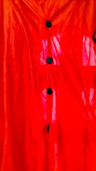 Fato Carnaval Palhaço Vermelho e Amarelo