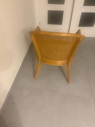 Silla/Butaca de mimbre, Precio negociable