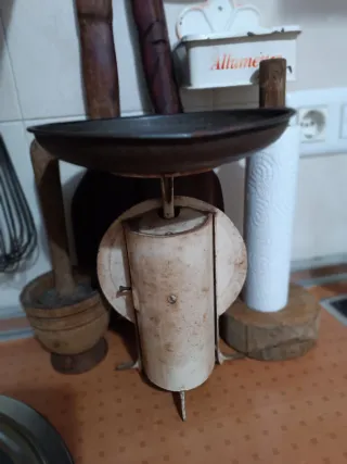 Báscula de cocina antigua 10 kg