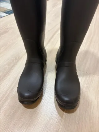 Botas de agua Hunter mujer talla 39 marrón chocola