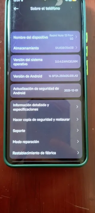 Xiaomi Redmi Note 13 Pro+ 5G Negro