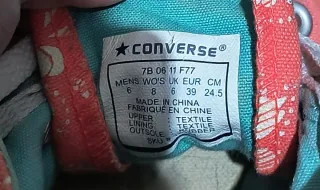 Converse All Star Talla 39 Florales