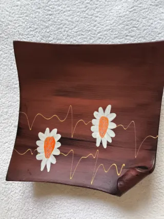 CENTRO DE MESA TERRACOTA + 2 BOLAS DECORACIÓN