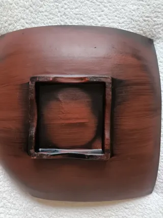 CENTRO DE MESA TERRACOTA + 2 BOLAS DECORACIÓN