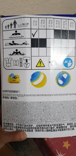 Flotador Bebé Decathlon BBSEAT 7-11kg