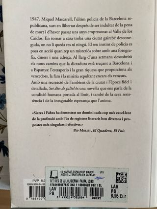 Set dies de juliol - Jordi Sierra i Fabra