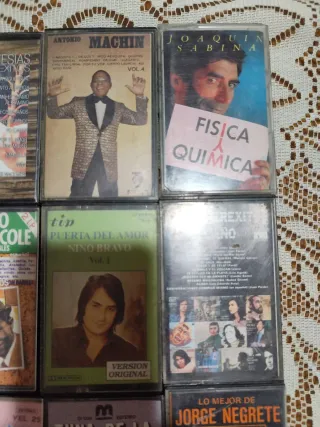 Lote 12 Cintas Cassette Música Variada