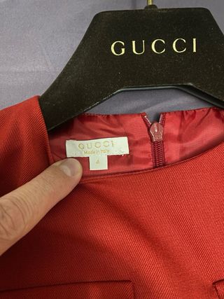 Abito GUCCI kids per bambina col. rosso tg. 4 anni