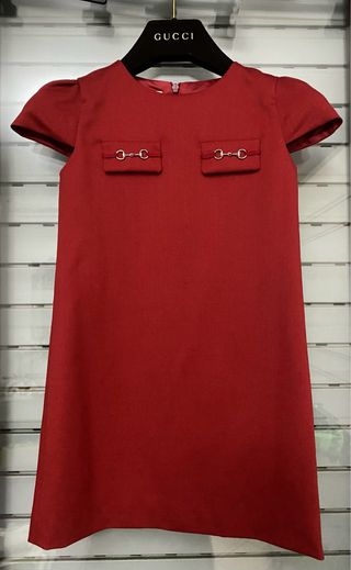 Abito GUCCI kids per bambina col. rosso tg. 4 anni