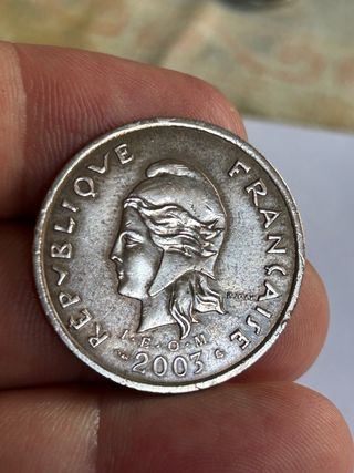 Moneda 100 Francos Polinesia Francesa