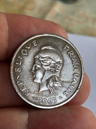 Moneda 100 Francos Polinesia Francesa