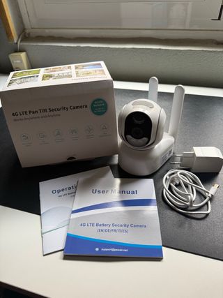 Cámara Seguridad 4G LTE Pan Tilt