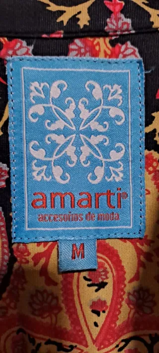 Vestido estampado manga larga