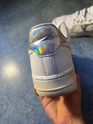 Nike Air Force 1 Plata y Blanco