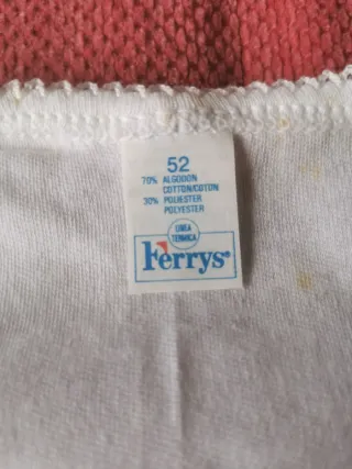 Camiseta Ferrys Algodón 70% Poliéster 30% T.52