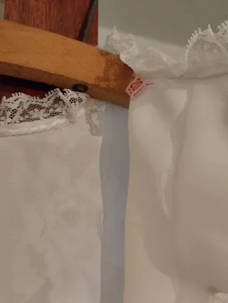 Vestido de Comunión Blanco y Rosa