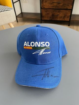 Berretto Fernando Alonso autografato