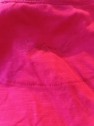 2 Camisetas Desigual Niña Corazones Lentejuelas