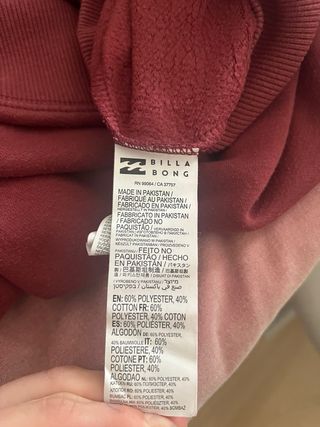 Sudadera Billabong Granate