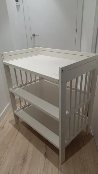 Cambiador Bebé Gulliver Ikea Blanco