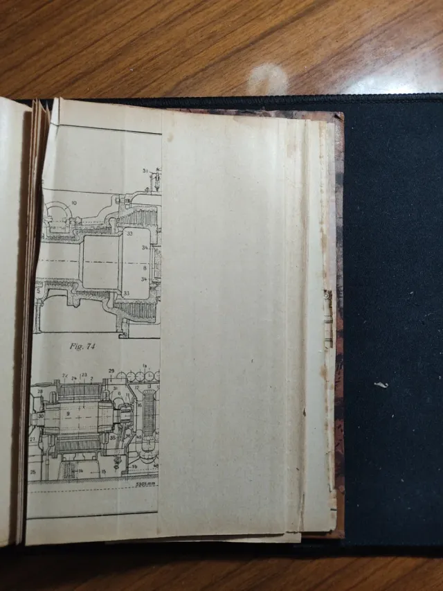 Libro Antiguo Artillería Turbinas Vapor 1923