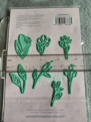 Troquel colección 'Petalos' Mintopia