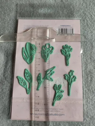 Troquel colección 'Petalos' Mintopia