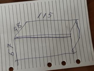 Baúl de resina negro