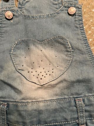 Lote de Pichi y vestido tejano 4 años