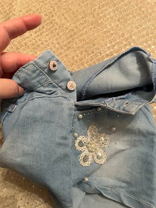 Lote de Pichi y vestido tejano 4 años