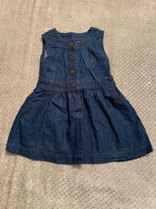 Lote de Pichi y vestido tejano 4 años