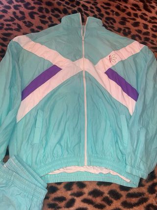 Conjunto completo chándal vintage tactel 80s crazy