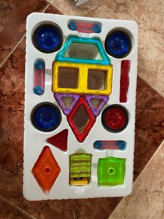 Bloques Construcción Magnéticos 46 Piezas