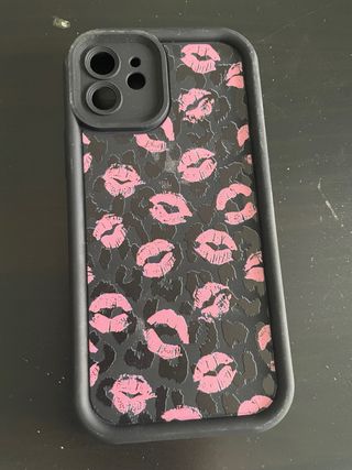 Funda iPhone 11 Diseño Labios Rosa