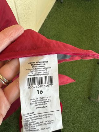 Anorak Canguro Burdeos