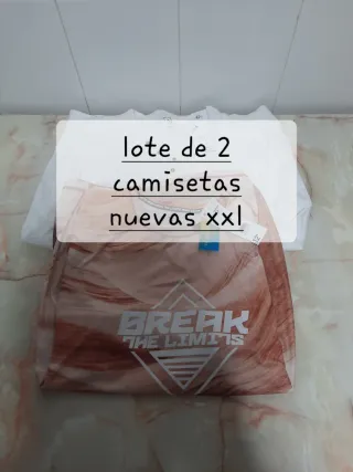 Lote 2 Camisetas XXL Nuevas