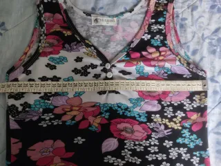 Canotta YESHINI fiori taglia M