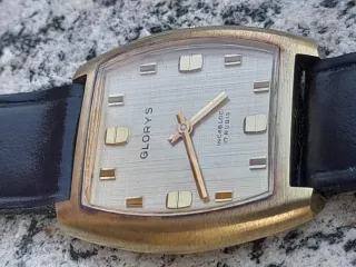 Orologio vintage manuale GLORYS Incabloc 17 Rubis