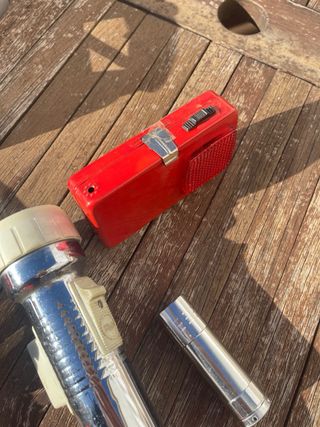 Lote 7 linternas dinamo/batería