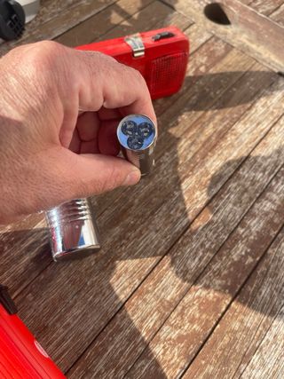 Lote 7 linternas dinamo/batería