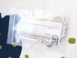 Collar Cordón Plata Hombres 45cm