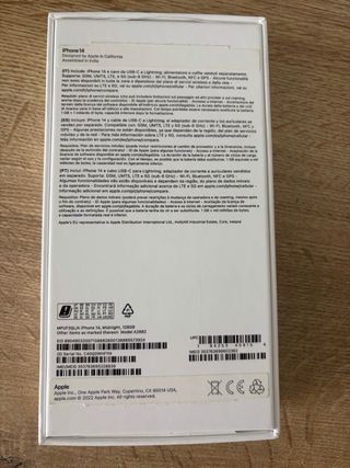 Caja iPhone 14 128GB