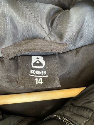 Chaqueta anorak canguro negra