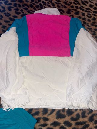 Conjunto completo chándal vintage tactel 80s crazy