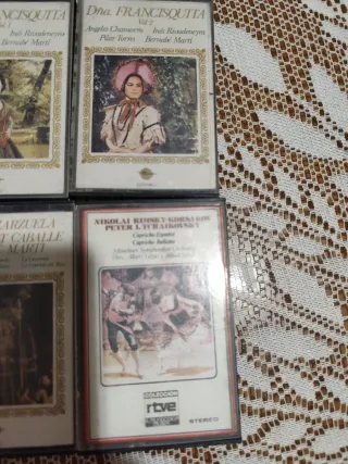 Lotes de 4 Cintas Cassette Música Clásica
