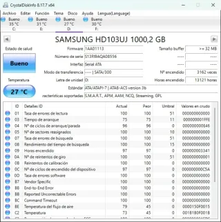 Disco Duro Interno Samsung 1TB HD103UJ