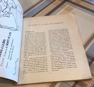 De España a la India en automóvil￼. 1945 aprox.