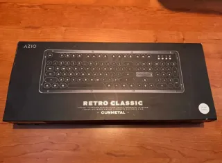 Azio Retro Classic Teclado Mecánico Gunmetal